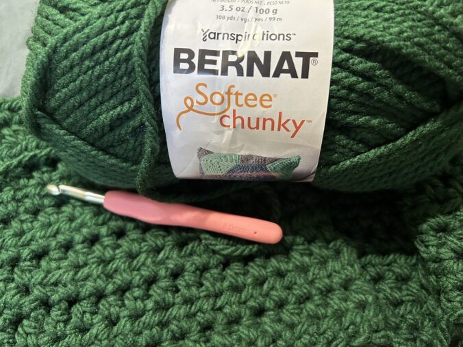 Green year, start of a blanket and